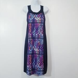 Title Nine Women size Medium Geometric Printed Outdoor T-Back Dress